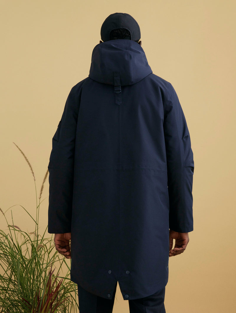 Parka À Capuche - Bleu Marine - Homme