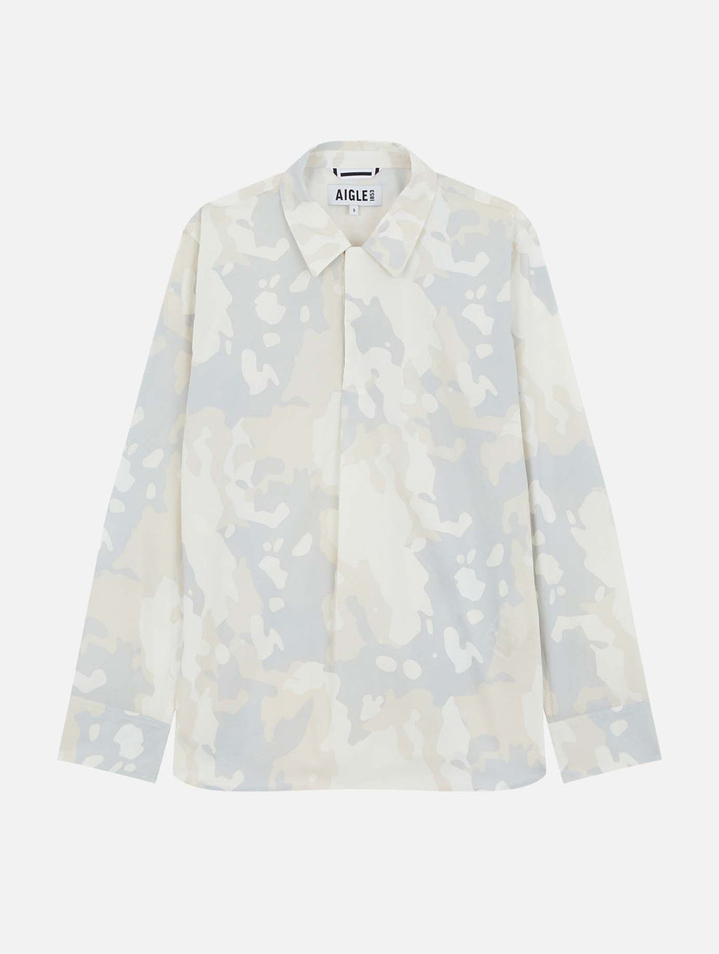 Camisa de manga larga - Blanco leche - Mujer