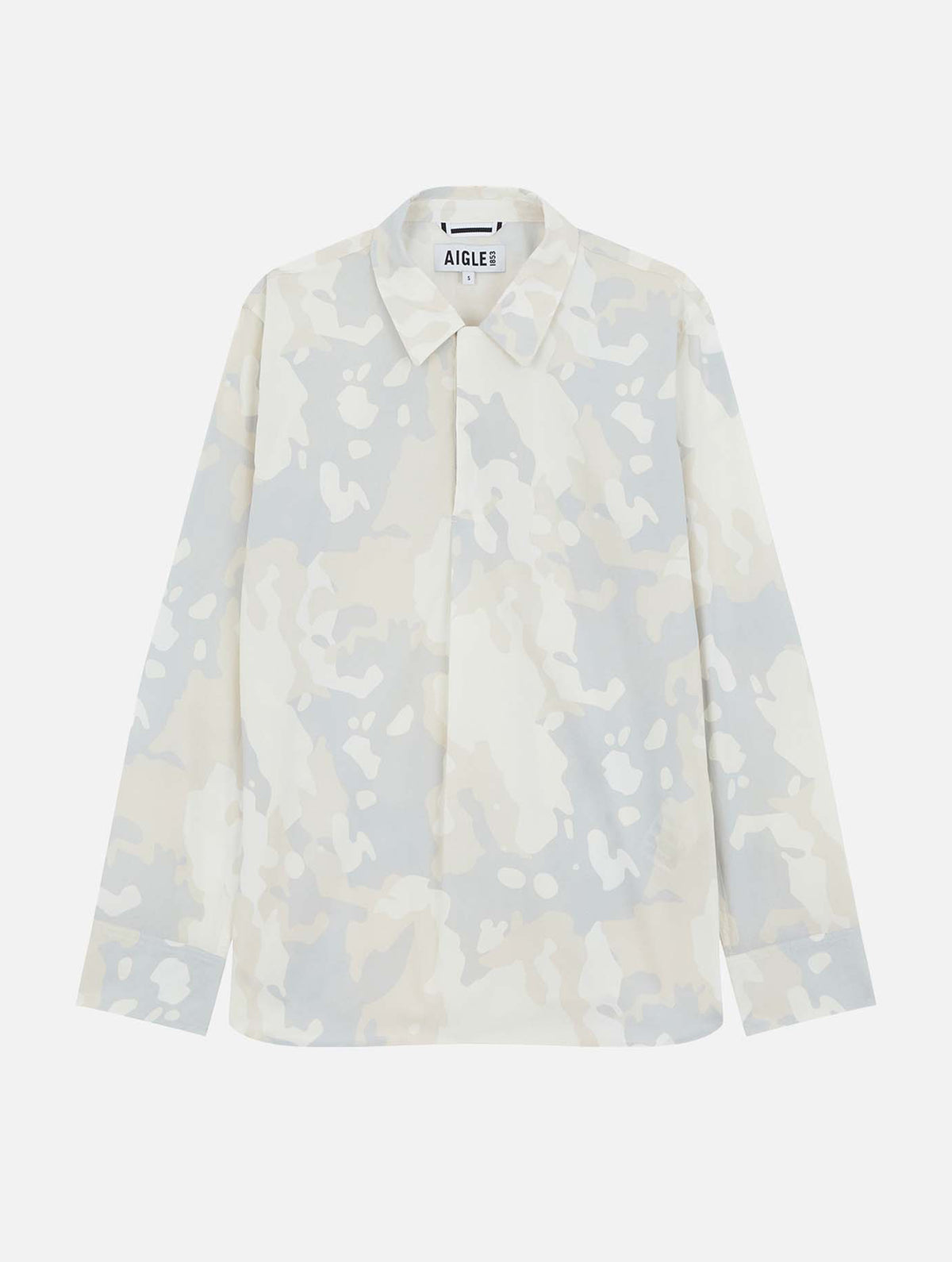 Camisa de manga larga - Blanco leche - Mujer