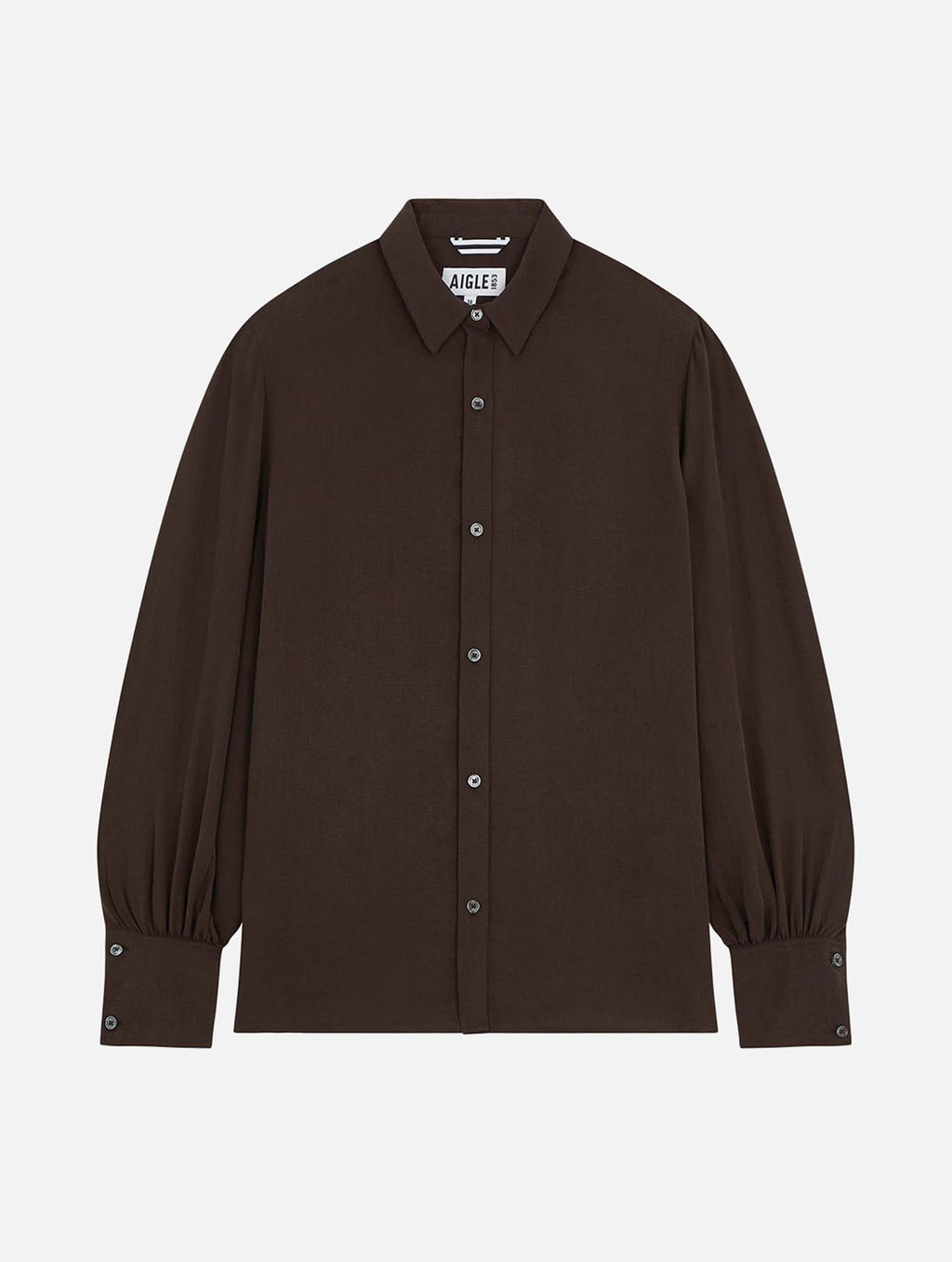 Camisa de manga larga - Cacao - Mujer