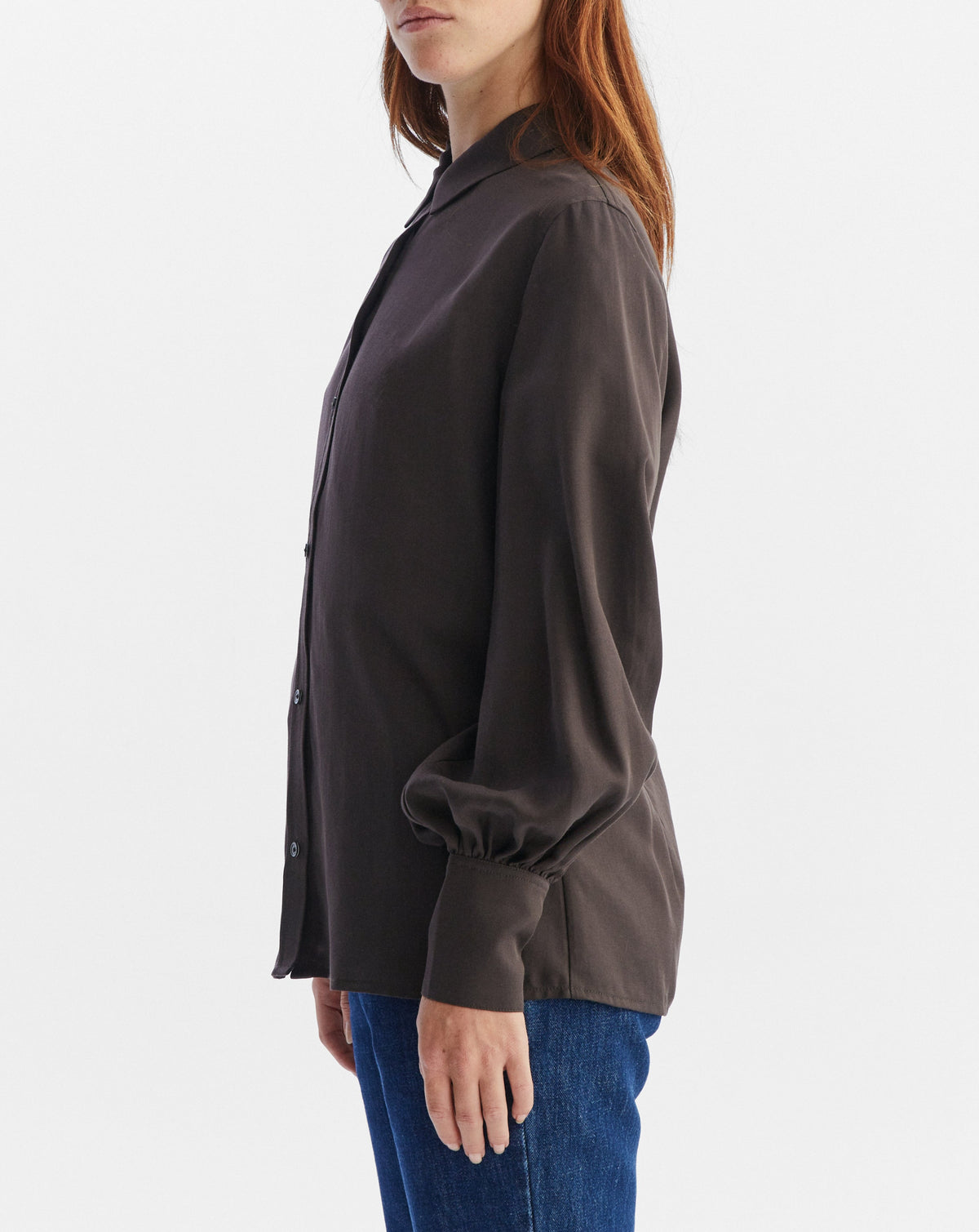 Camisa de manga larga - Cacao - Mujer