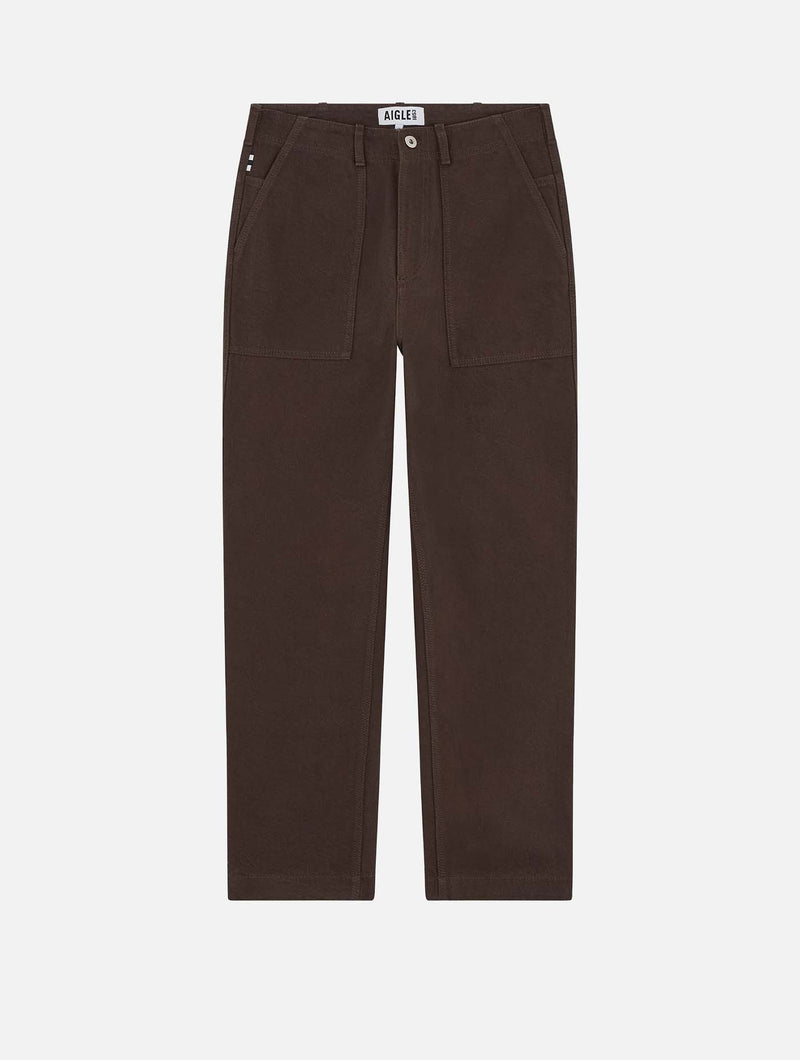 Pantalon Droit - Chocolat - Homme