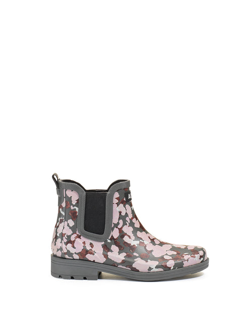 Bottines Chelsea Carville - Gris Et Rose - Femme