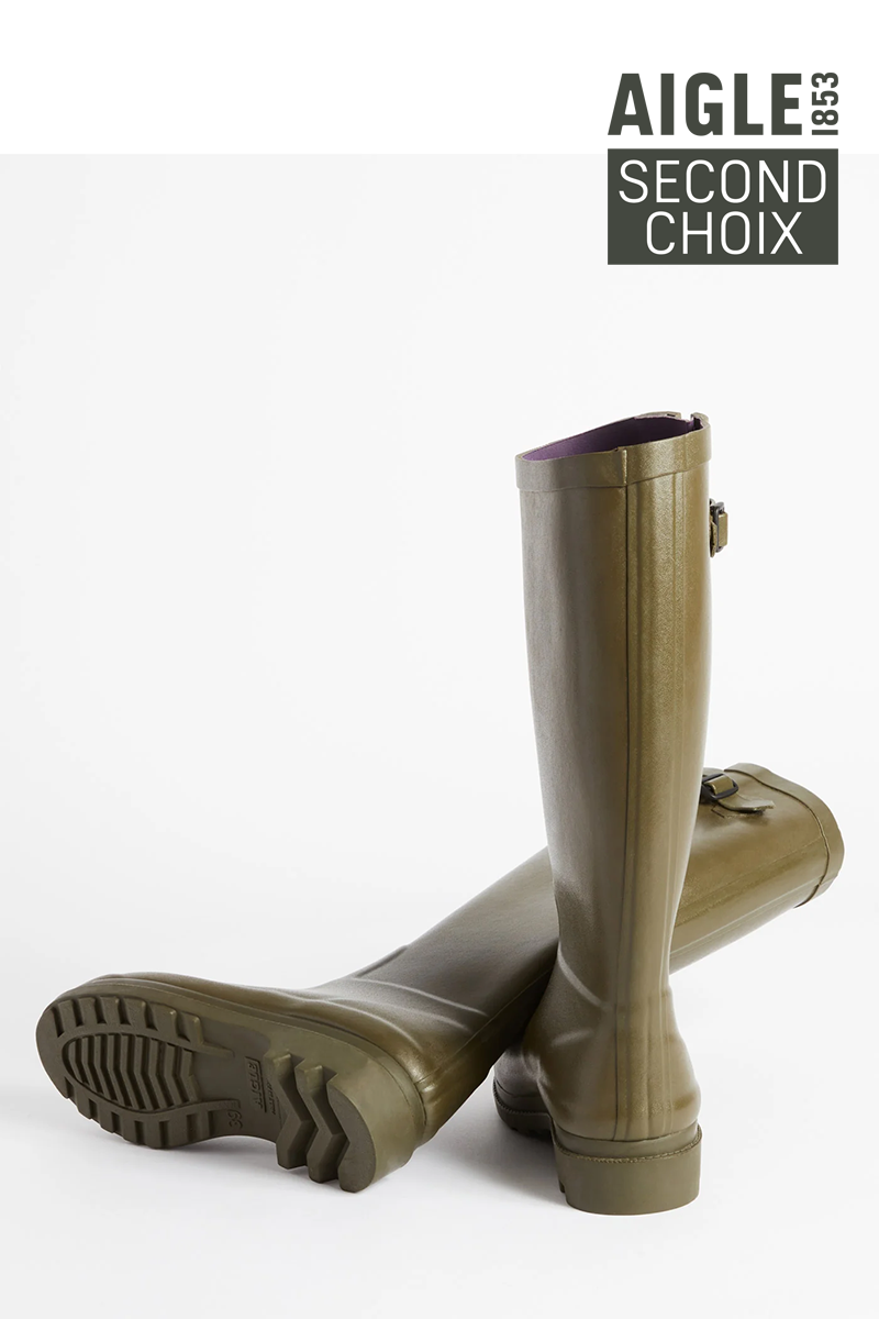 Bottes De Pluie - Kaki - Femme