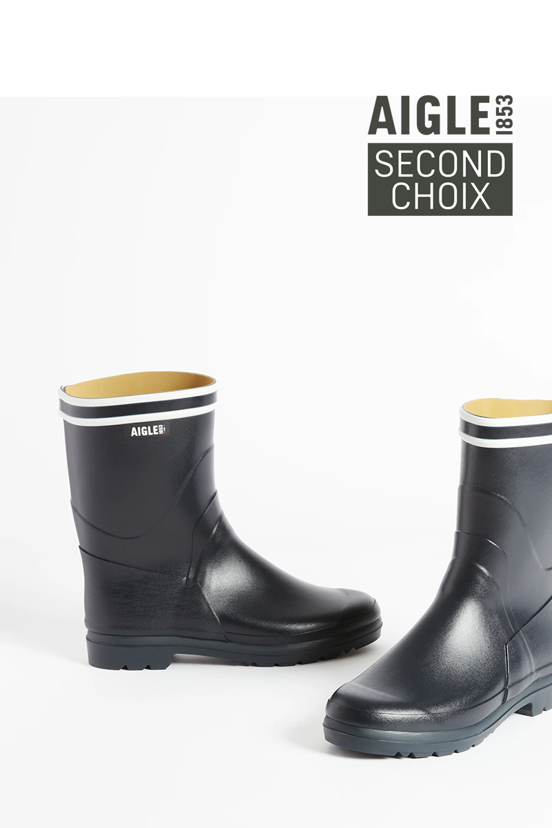 Boots Mid Cut - Bleu Marine - Femme