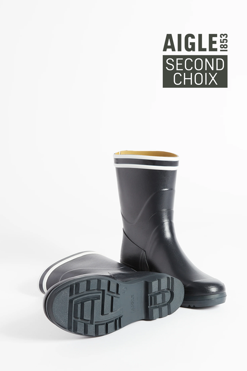 Boots Mid Cut - Bleu Marine - Femme