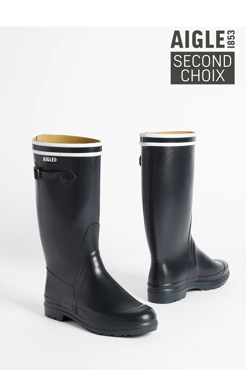 Bottes De Pluie - Bleu Marine - Femme