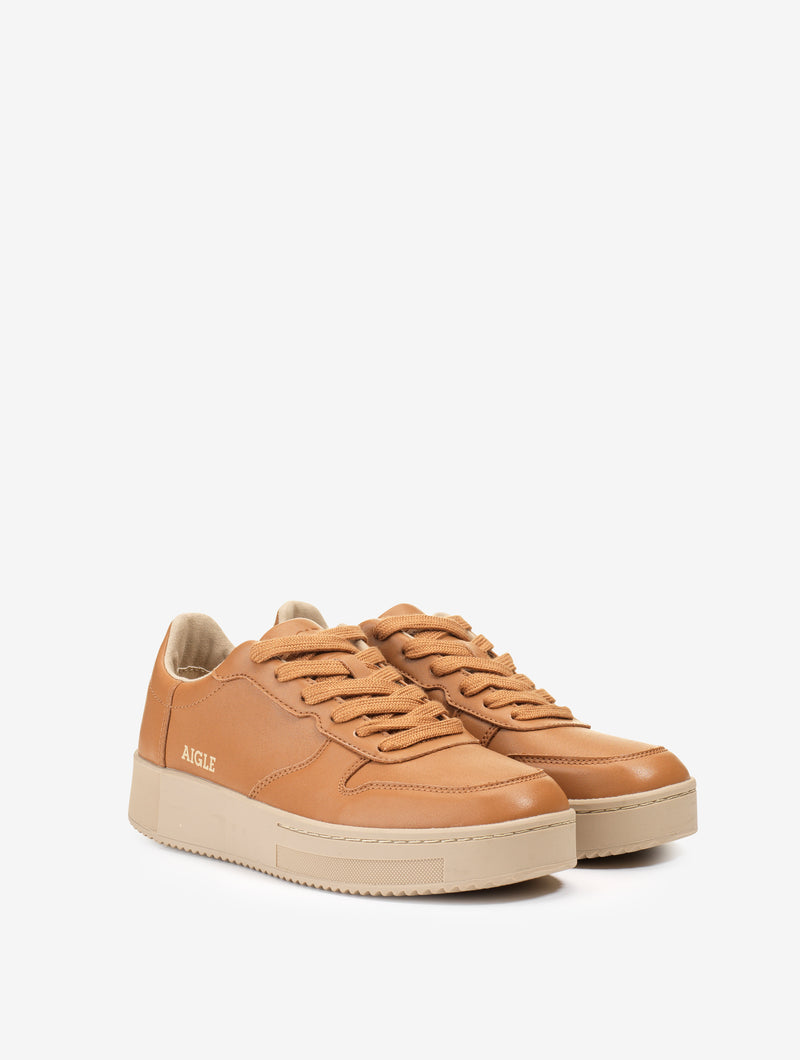 Baskets En Cuir 1010 - Camel - Homme