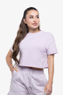 T-Shirt Minimal Crop - Lilac