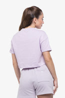 T-Shirt Minimal Crop - Lilac