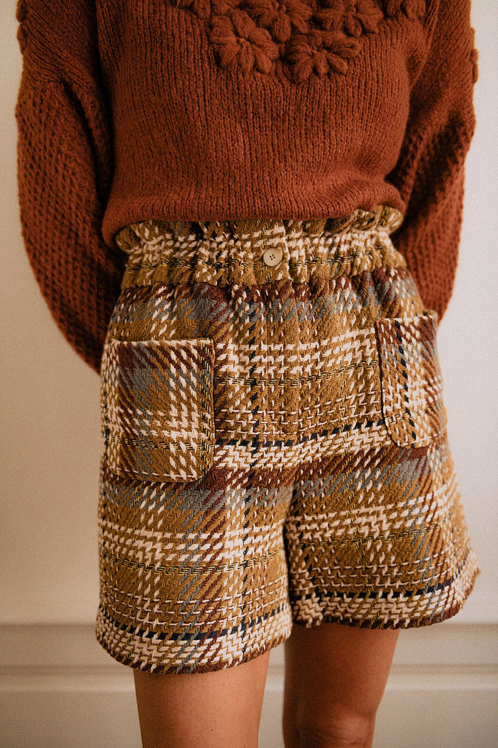 Carlota Tweed Shorts - Multicolour