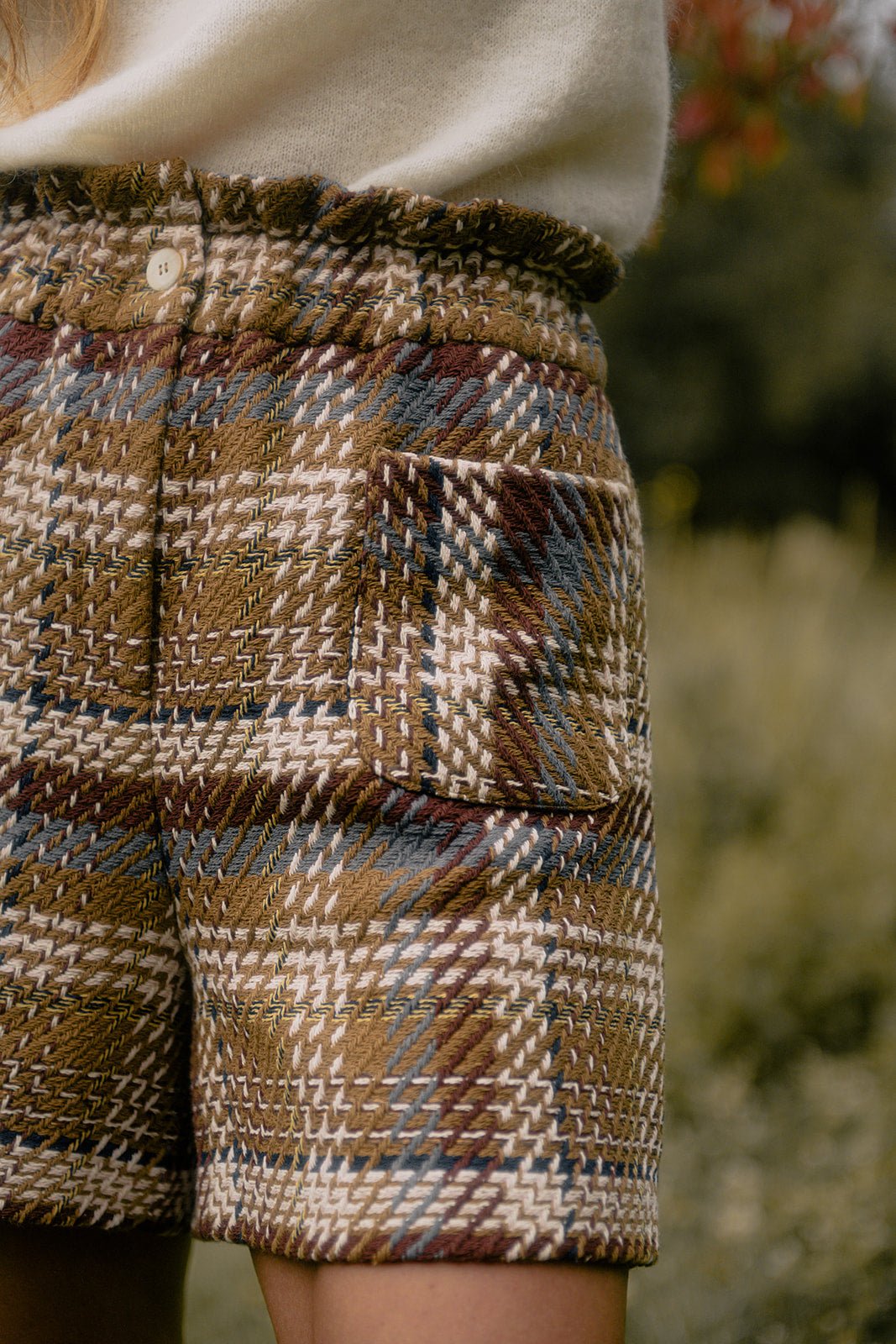 Carlota Tweed Shorts - Multicolour