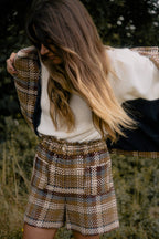 Carlota Tweed Shorts - Multicolour