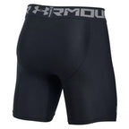 Under Armor Heatgear Armor Mid Compression Shorts - Black - Men's