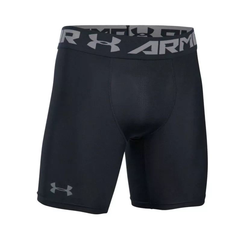Under Armor Heatgear Armor Mid Compression Shorts - Black - Men's