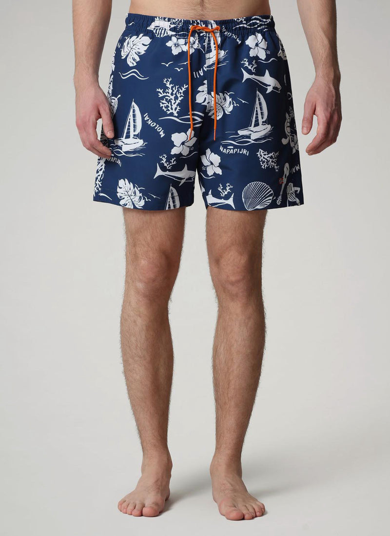 Napapijri - Short De Bain Vail 4 - Blue - Homme