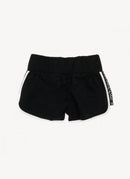 Kappa - Short Dory Logo Tape - Black-Black-White - Femme