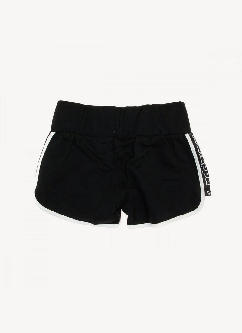 Kappa - Short Dory Logo Tape - Black-Black-White - Femme