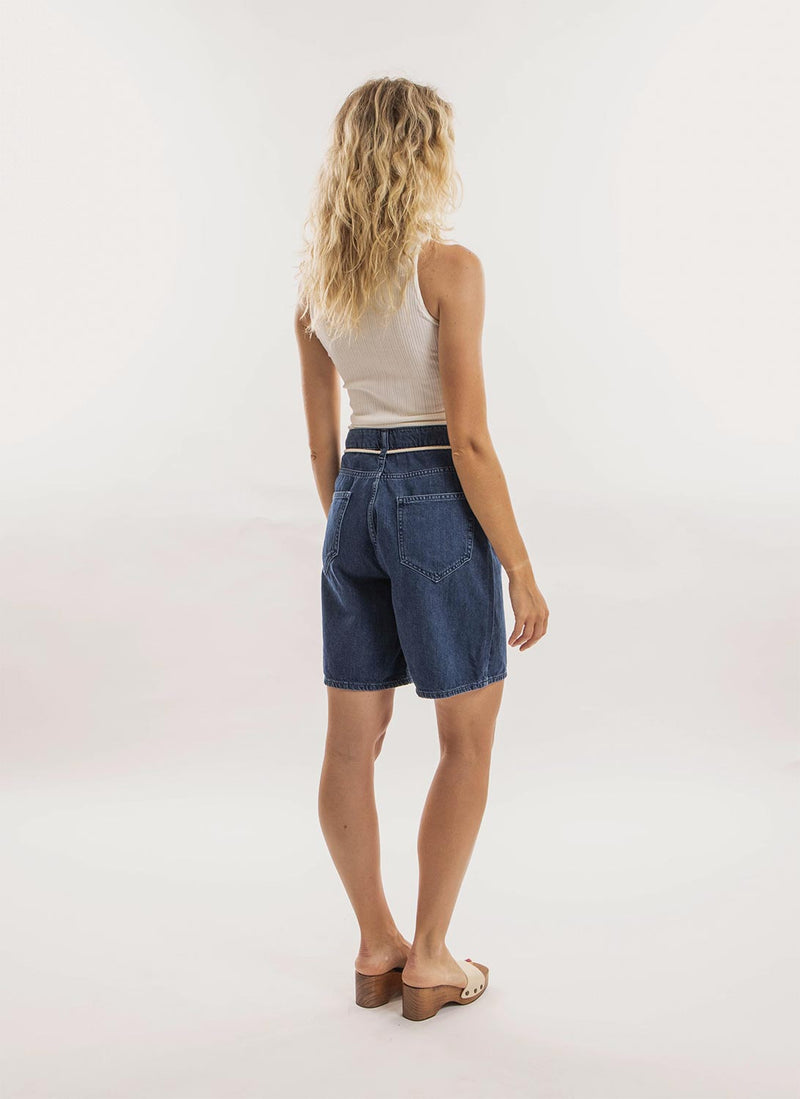 Karl Lagerfeld - Short En Jean - Bleu Denim - Femme