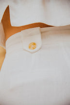 SHORT FRANCESCO LIN VISCOSA BLANCO