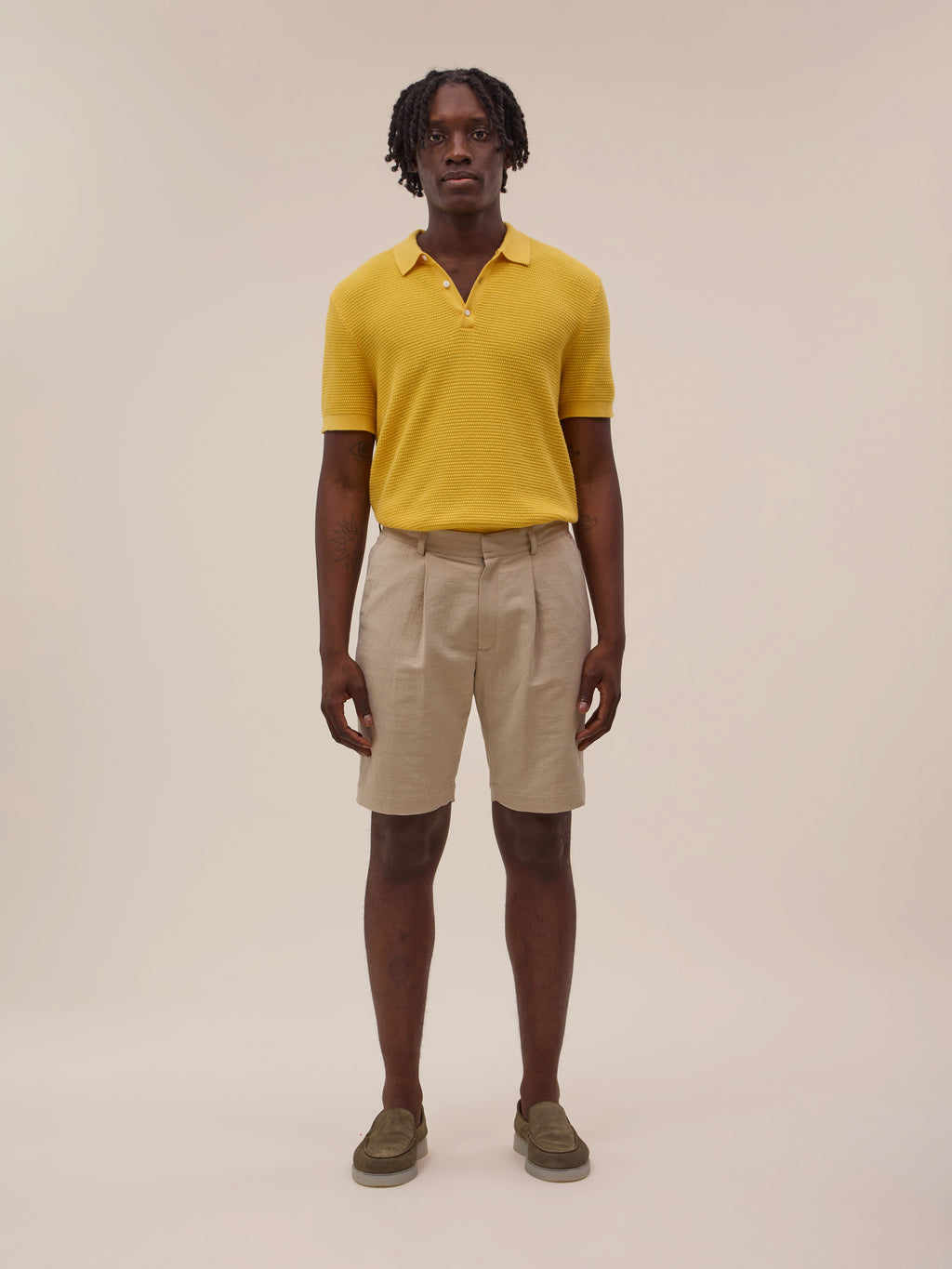 Short Mat - Beige - Homme