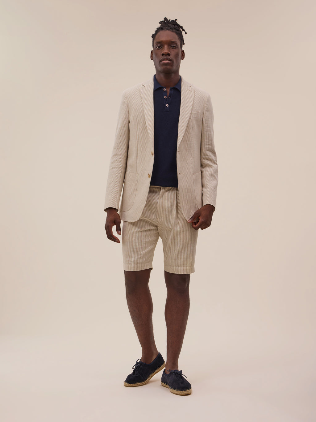 Short Mat - Blanc - Homme