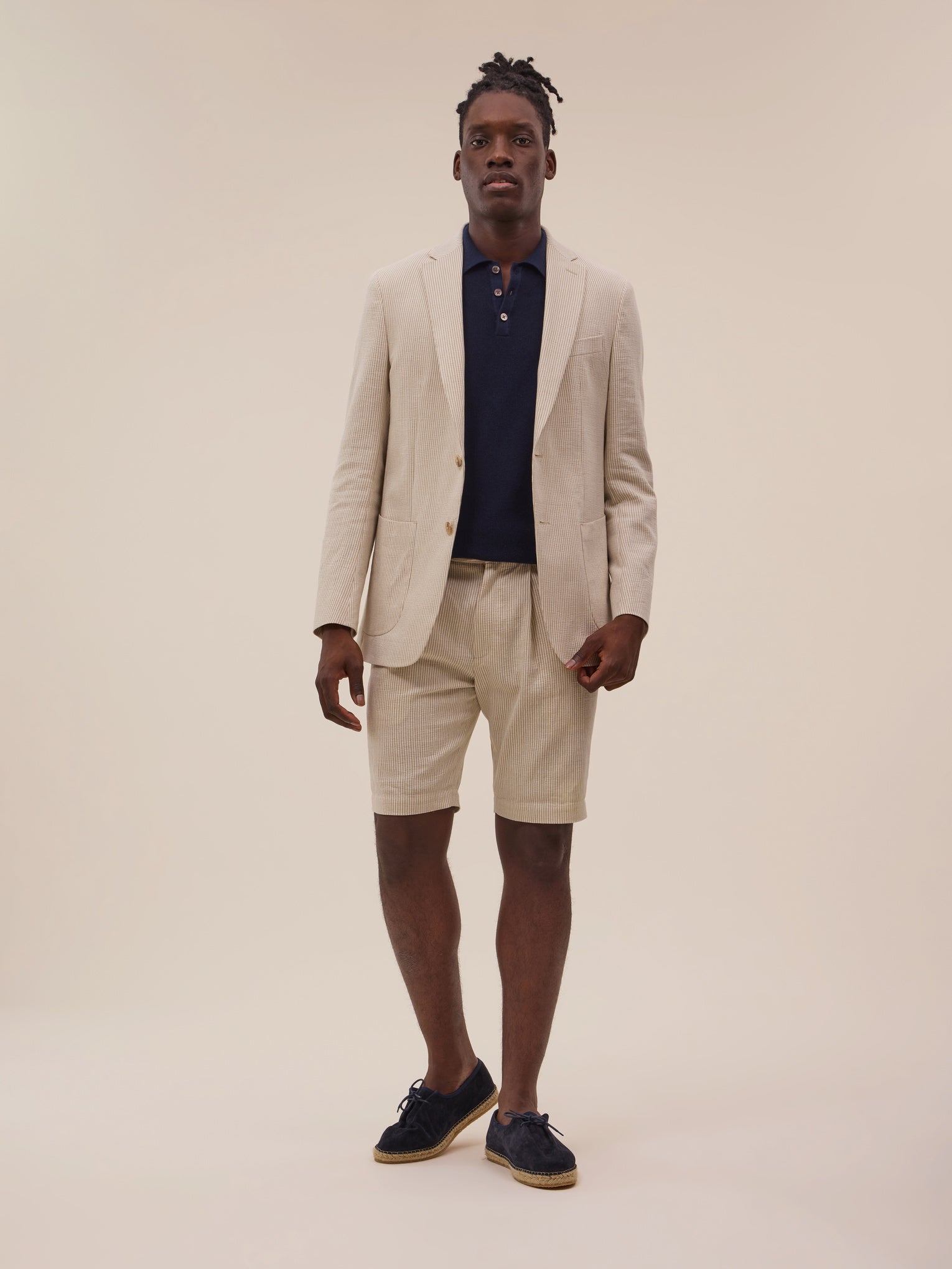 Short Mat - Blanc - Homme