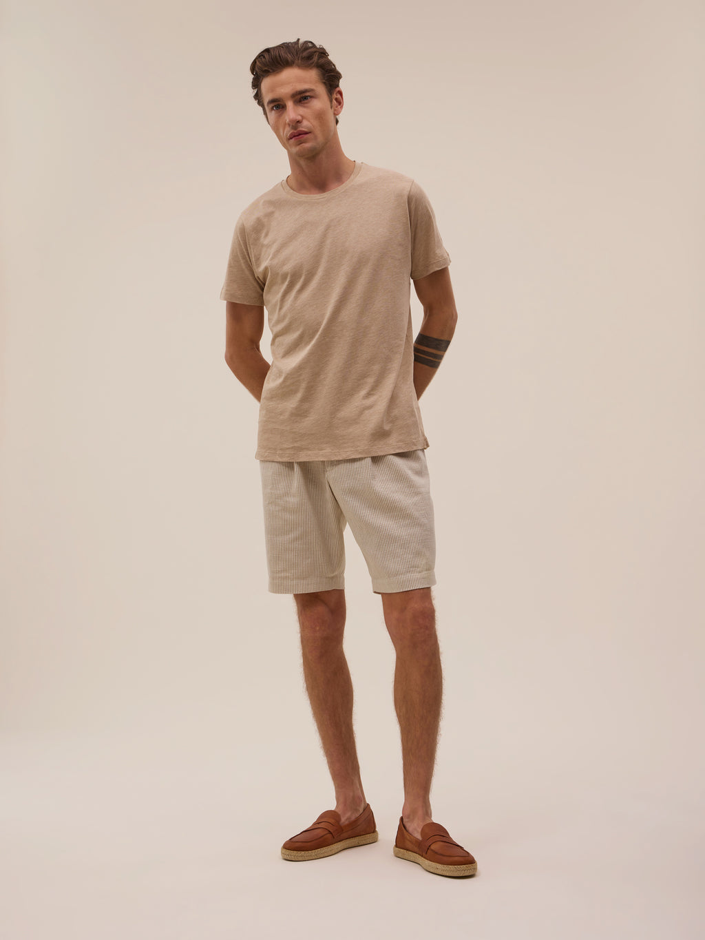 Short Mat - Blanc - Homme