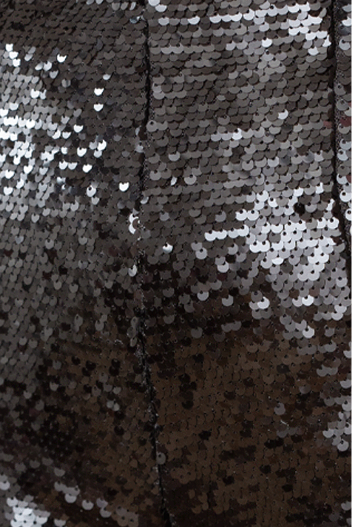Short Giorgio Sequin Plat Noir