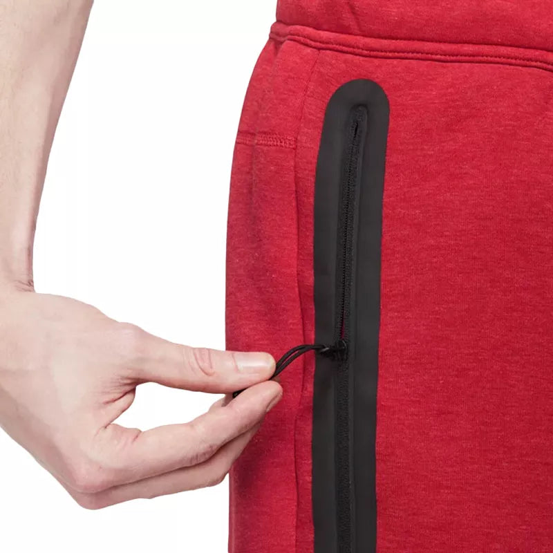 Short Nike Tech Fleece - Rouge/Noir