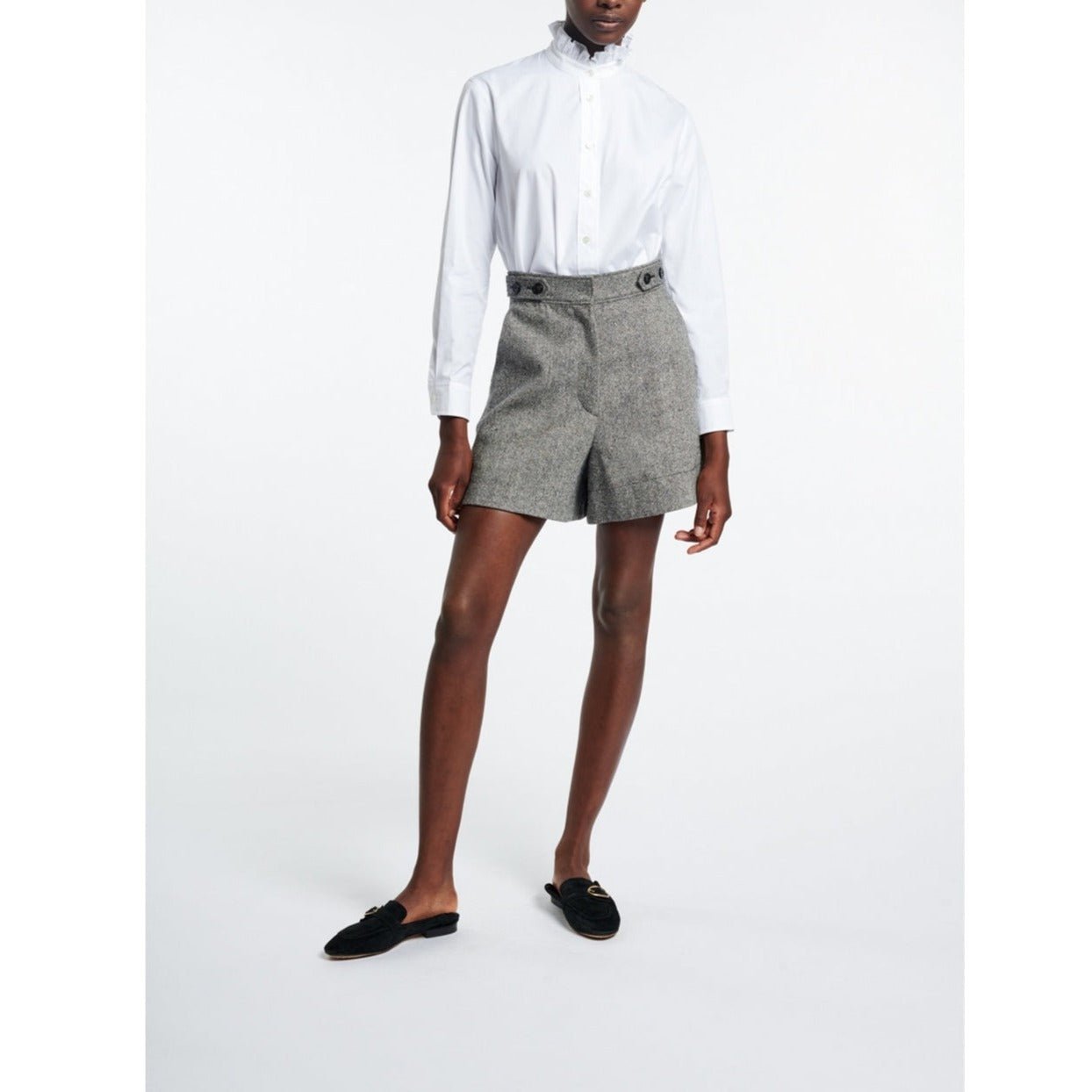 Short Pacey - Beige & Negro