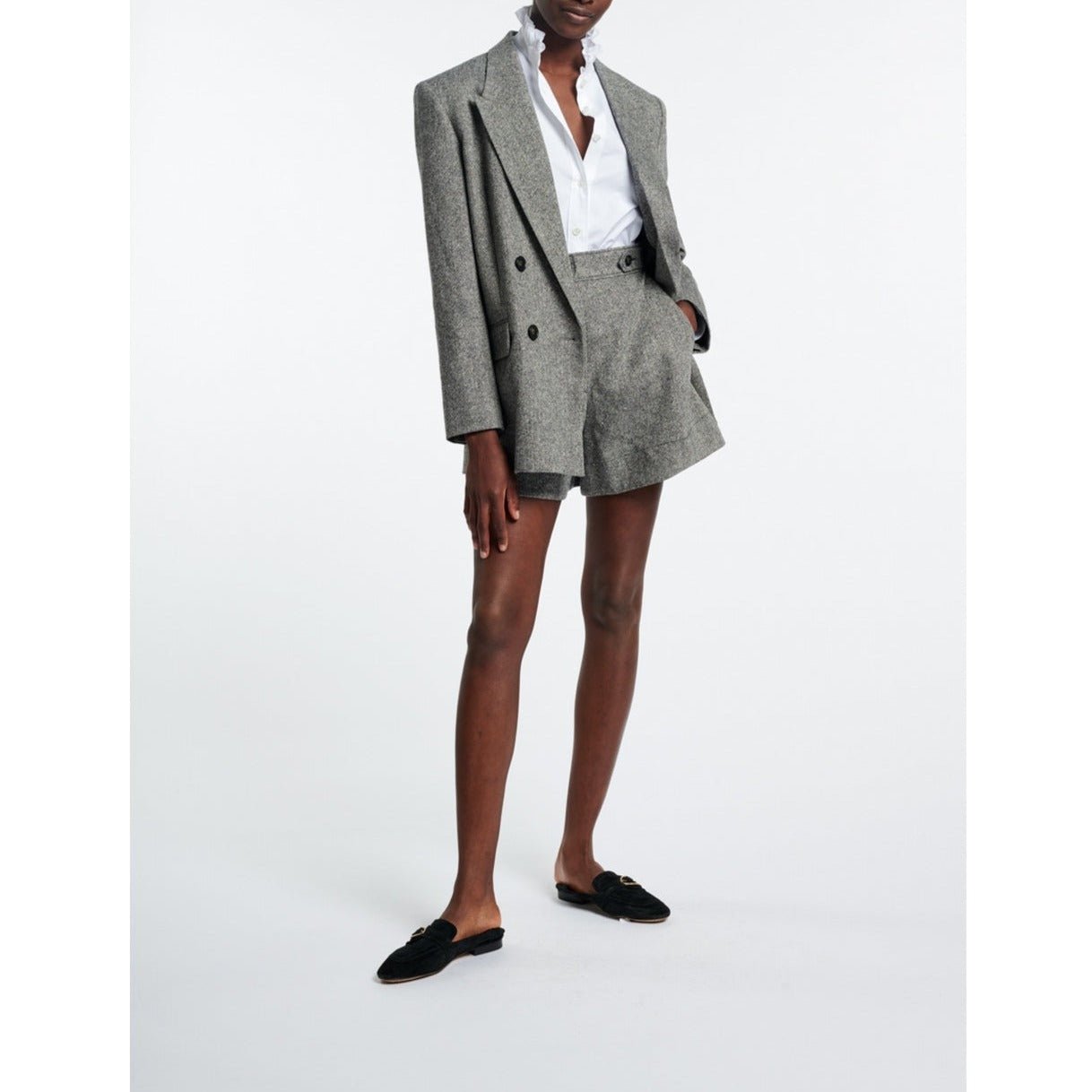 Short Pacey - Beige & Negro