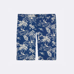 Faguo - Shorts de algodón Saulieu - Azul/Crudo - Hombres