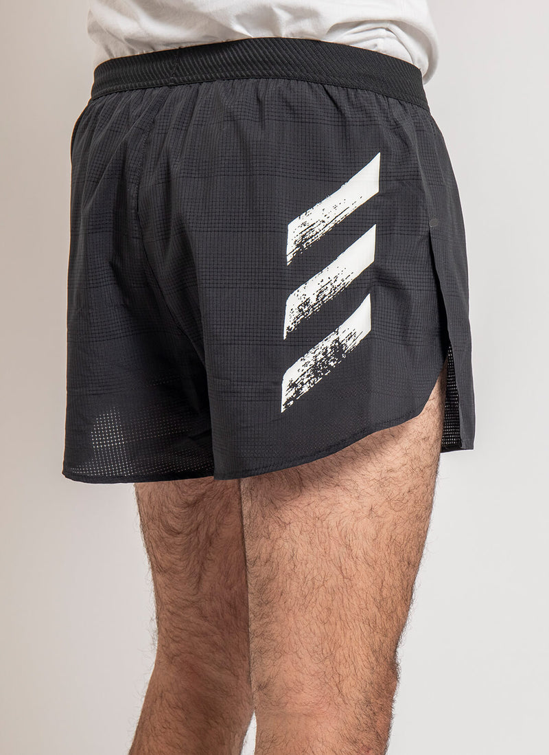 Adidas - Short Speed Split - Black-White - Homme