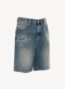 Diesel - Short Strukt - Bleu Denim - Homme