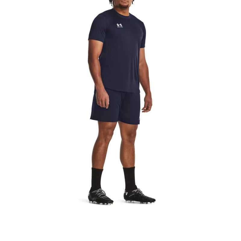 Short M. Challenger Train - Marine Blanc - Homme