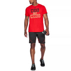 Threadborne Seamless Shorts - Grå, Rød - Herre