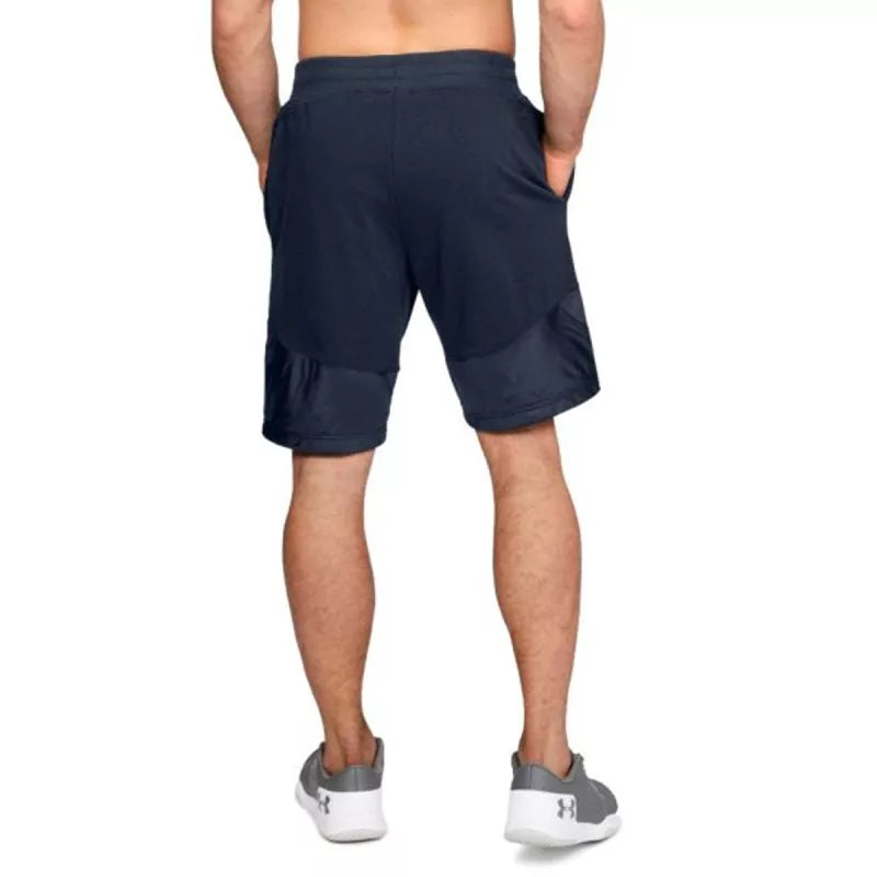 Threadborne Terry Shorts - Navy Blue - Men