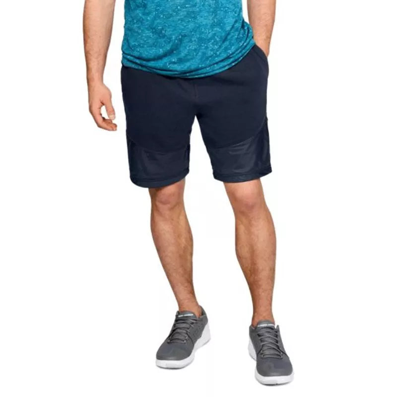 Threadborne Terry Shorts - Navy Blue - Men
