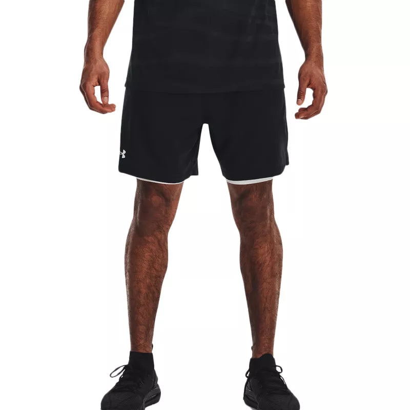 Vanish Woven 2In1 Shorts - Black/White - Men