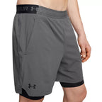 Vanish Woven 2In1 Shorts - Grey/Black - Men