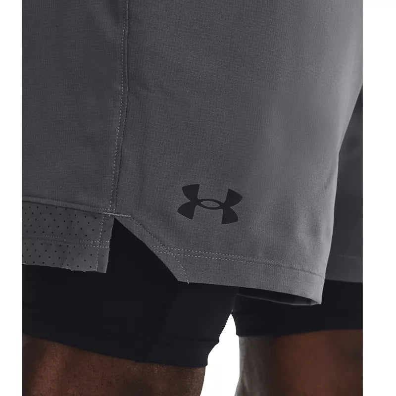 Short Vanish Woven 2In1 - Gris - Homme