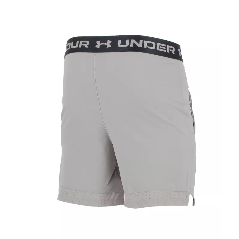 Short Vanish Woven 6In - Gris Clair, Noir - Homme