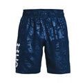 Short Woven Emboss - Bleu Marine, Blanc. - Homme