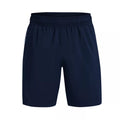 Woven Graphic Shorts - Blue - Men