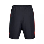 Woven Graphic Shorts - Black And Red - Men