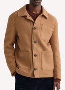 Gant - Veste Courte En Laine - Roasted Walnut - Homme