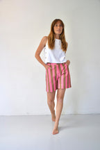 Gala Shorts Pink and Brown