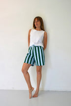 Shorts Gala Green and Light Blue