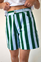 Shorts Gala Green and Light Blue